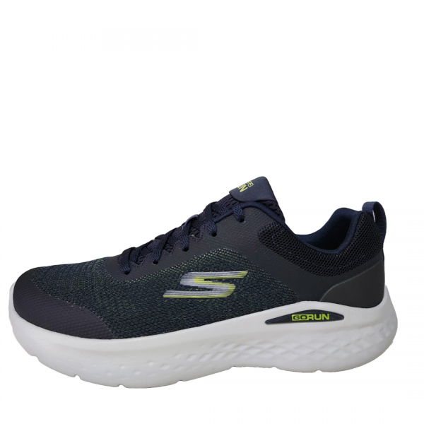 TENIS SKECHERS 220894 AZUL MARINHO/VERDE LIMÃO 