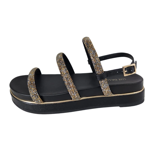 SANDALIA LUZ DA LUA 58890007 TIRA ST PTO/BRONZATO 