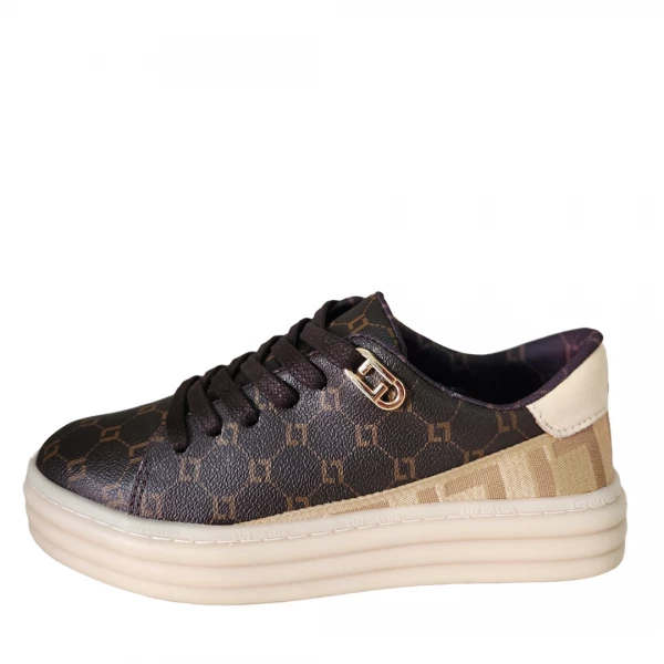 TENIS LUZ DA LUA 60230011 G/M/MARFIM/OURO 