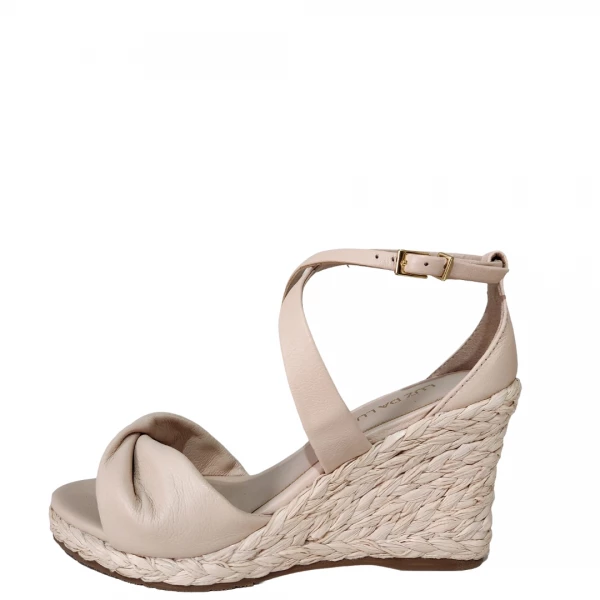 SANDALIA LUZ DA LUA 60240010 BEGE 