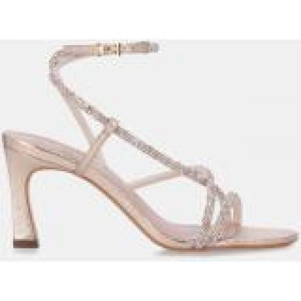 SANDALIA LUZ DA LUA 80110037 V T STRASS OURO MULTI