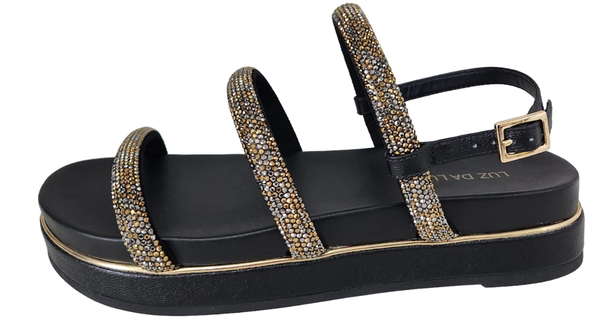 SANDALIA LUZ DA LUA 58890007 TIRA ST PTO/BRONZATO 