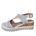 SANDALIA LUZ DA LUA 60430001 BIANCO/BIANCO 